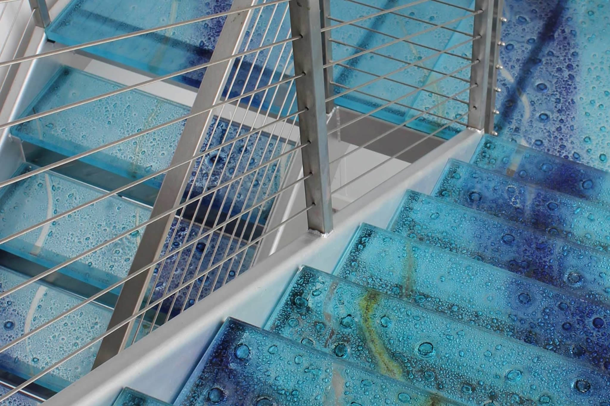 Glass Flooring and Stairwells for a Sleek, Modern Look